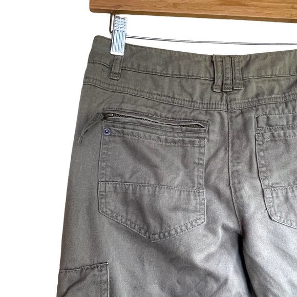 Da-nang low rise cargo pants in olive green Y2K - Picture 9 of 15